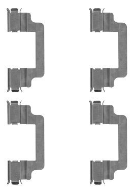 HELLA PAGID Комплектующие, колодки дискового тормоза 8DZ 355 204-731